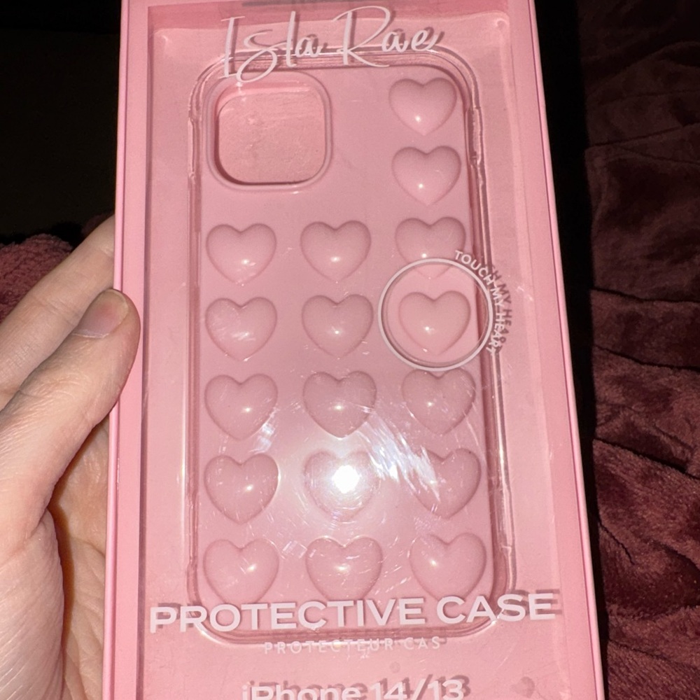 Pink Heart Design iPhone Case for Protection